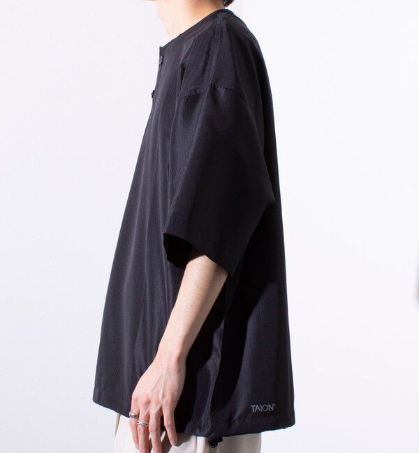 GLOSTER「【TAION/タイオン】別注 ミリタリー Ripstop ヘンリーネック 半袖Tシャツ ユニセックス」|Tシャツ・カットソー|