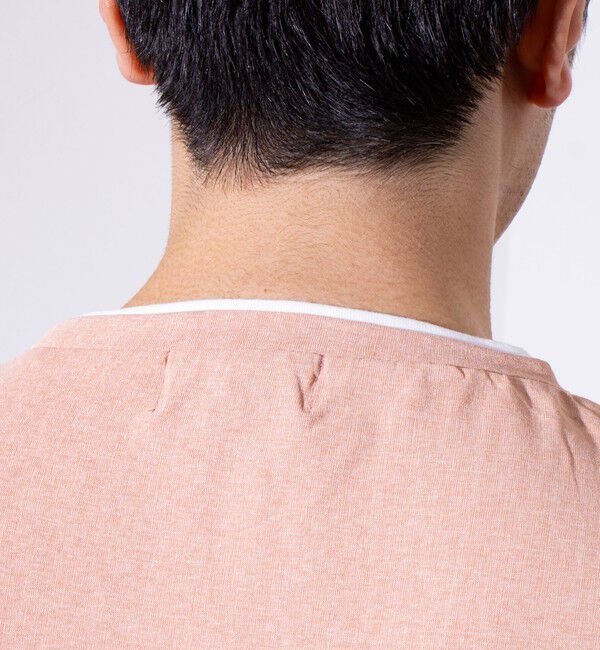 GLOSTER「【GLOSTER/グロスター】フェード加工 天竺 フェイクレイヤード ロングスリーブTシャツ ロンT」|Tシャツ・カットソー|