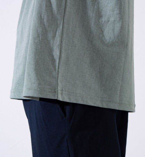 GLOSTER「【GLOSTER/グロスター】フェード加工 天竺 フェイクレイヤード ロングスリーブTシャツ ロンT」|Tシャツ・カットソー|