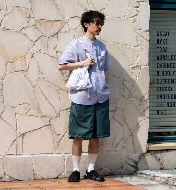 GLOSTER「【OUTDOOR PRODUCTS】メッシュギャザーショッパーバッグ」|ショルダー・メッセンジャー|