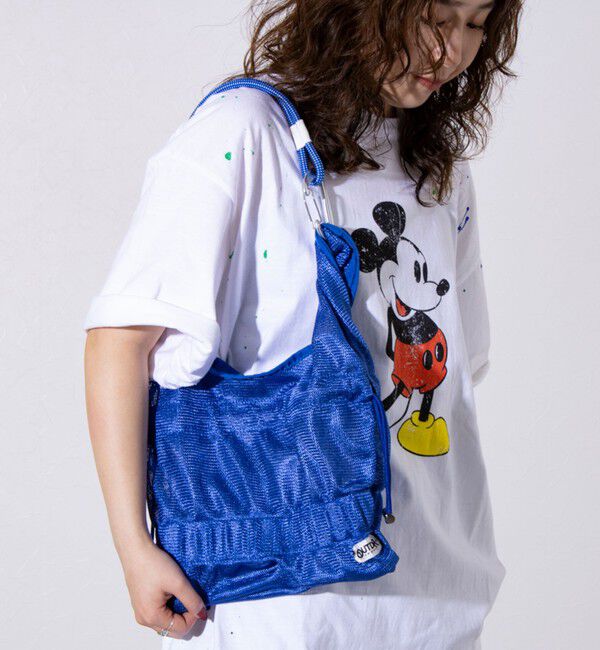 GLOSTER「【OUTDOOR PRODUCTS】メッシュギャザーショッパーバッグ」|ショルダー・メッセンジャー|