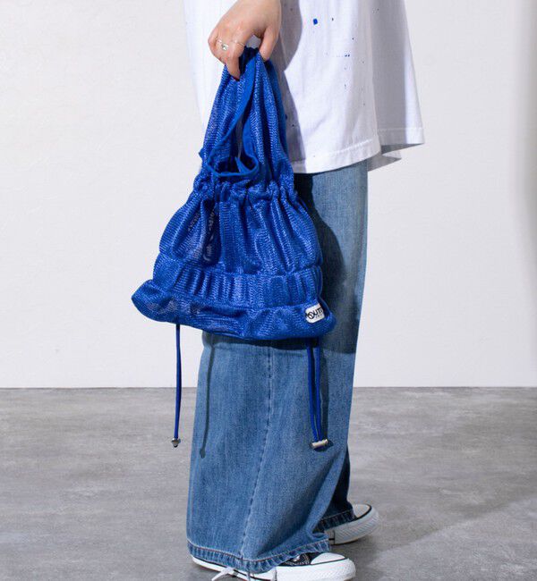 GLOSTER「【OUTDOOR PRODUCTS】メッシュギャザーショッパーバッグ」|ショルダー・メッセンジャー|