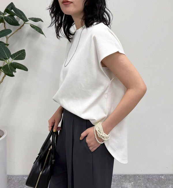 fredy emue「ポンチフレンチプルオーバーカットソー」|Tシャツ・カットソー|