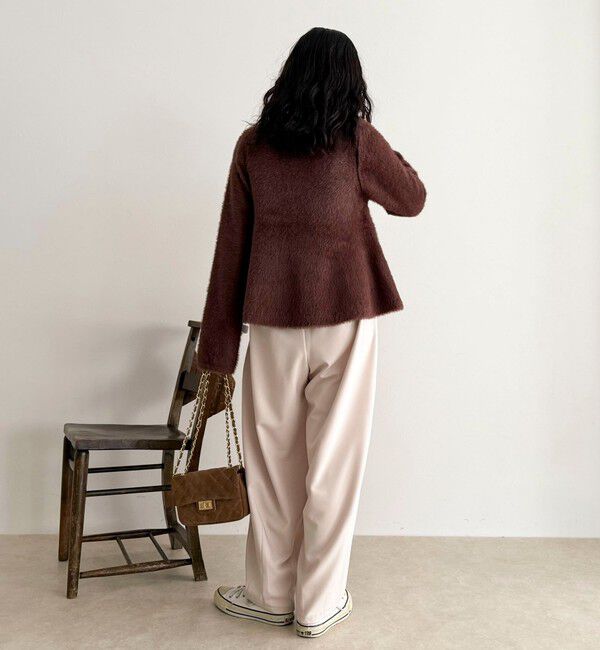 fredy emue「シャギーペプラムニットプルオーバー」|ニット・セーター|