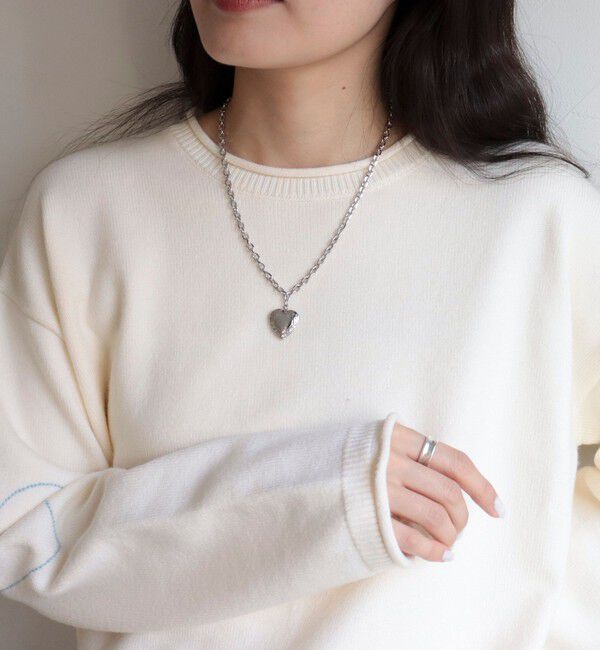 fredy emue「ハートロケットペンダント」|ネックレス|シルバー