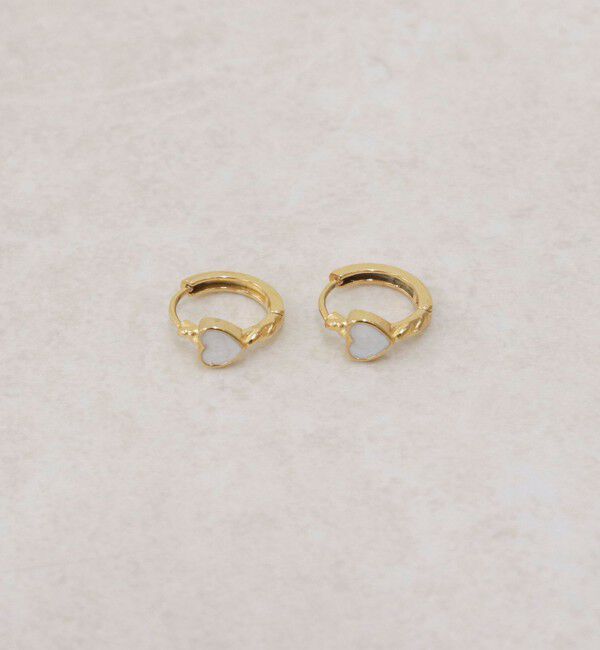 fredy emue「ステンレスハートリングピアス」|ピアス|