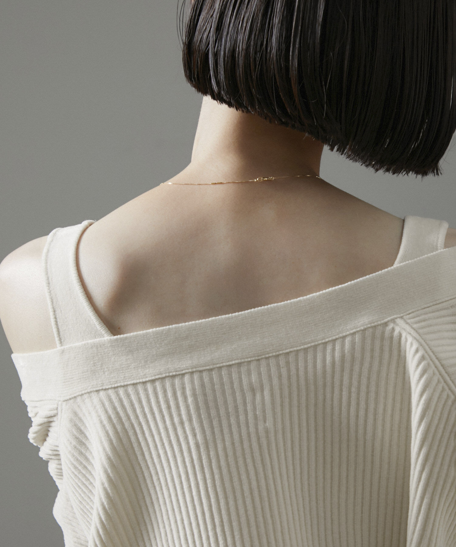 SALON adam et rope'「ブラパッド付タンクトップ-CreamyCotton /クリーミーコットン-」|タンクトップ|