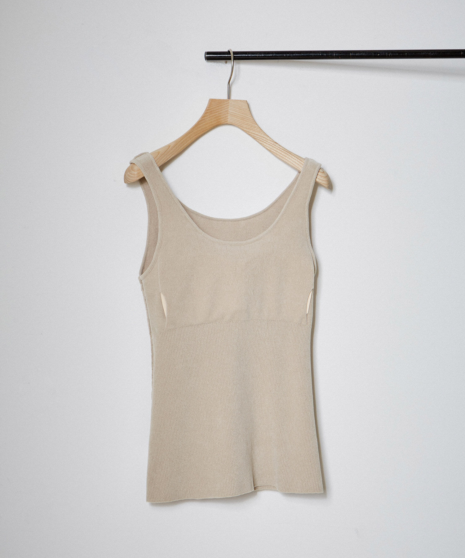 SALON adam et rope'「ブラパッド付タンクトップ-CreamyCotton /クリーミーコットン-」|タンクトップ|