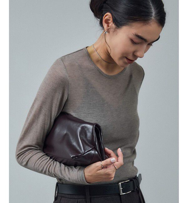 SALON adam et rope'「テンセルカシミヤシルクシアーロンT」|Tシャツ・カットソー|