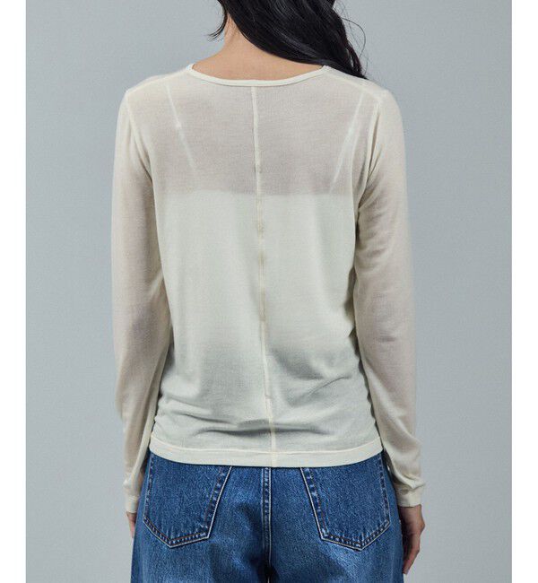 SALON adam et rope'「テンセルカシミヤシルクシアーロンT」|Tシャツ・カットソー|