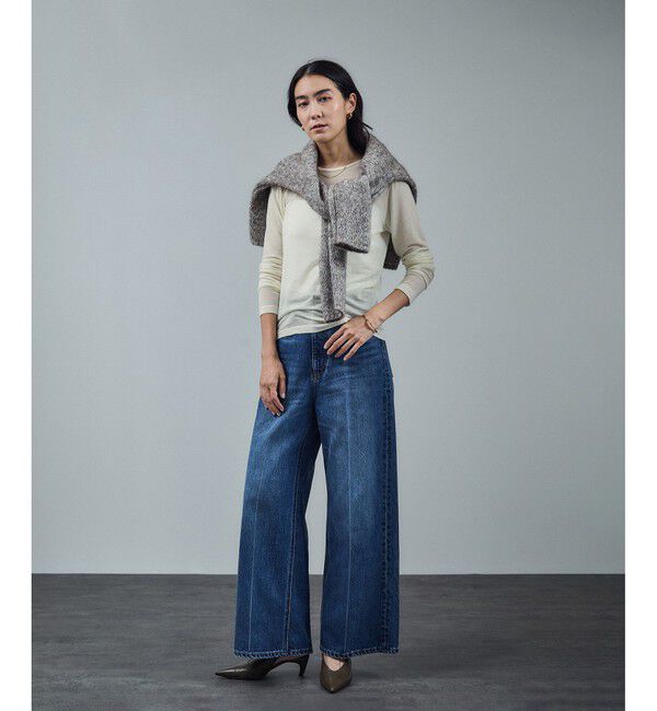 SALON adam et rope'「テンセルカシミヤシルクシアーロンT」|Tシャツ・カットソー|