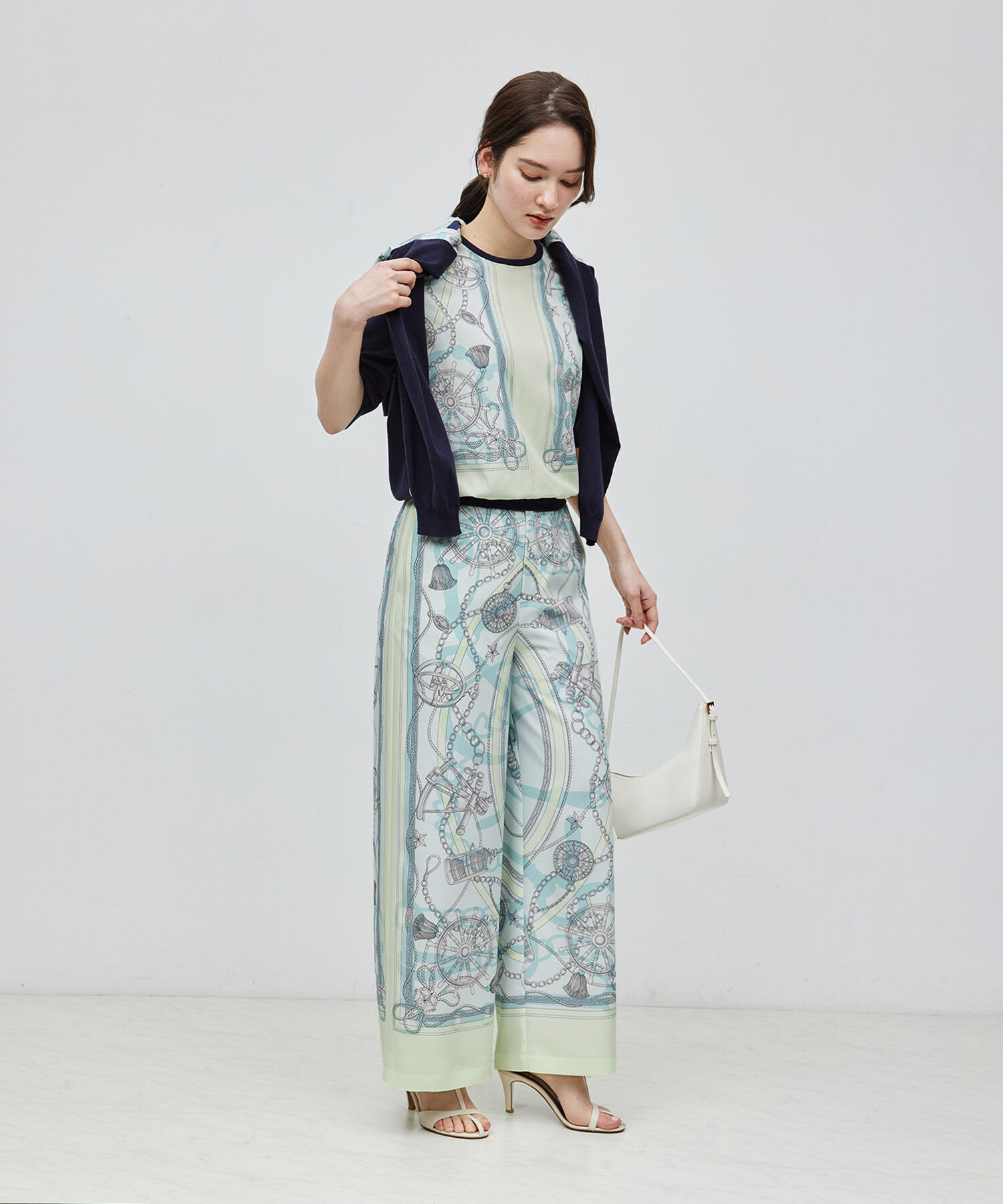 ROPE「シフォンプリーツスカート【セレモニー対応】」|スカート|