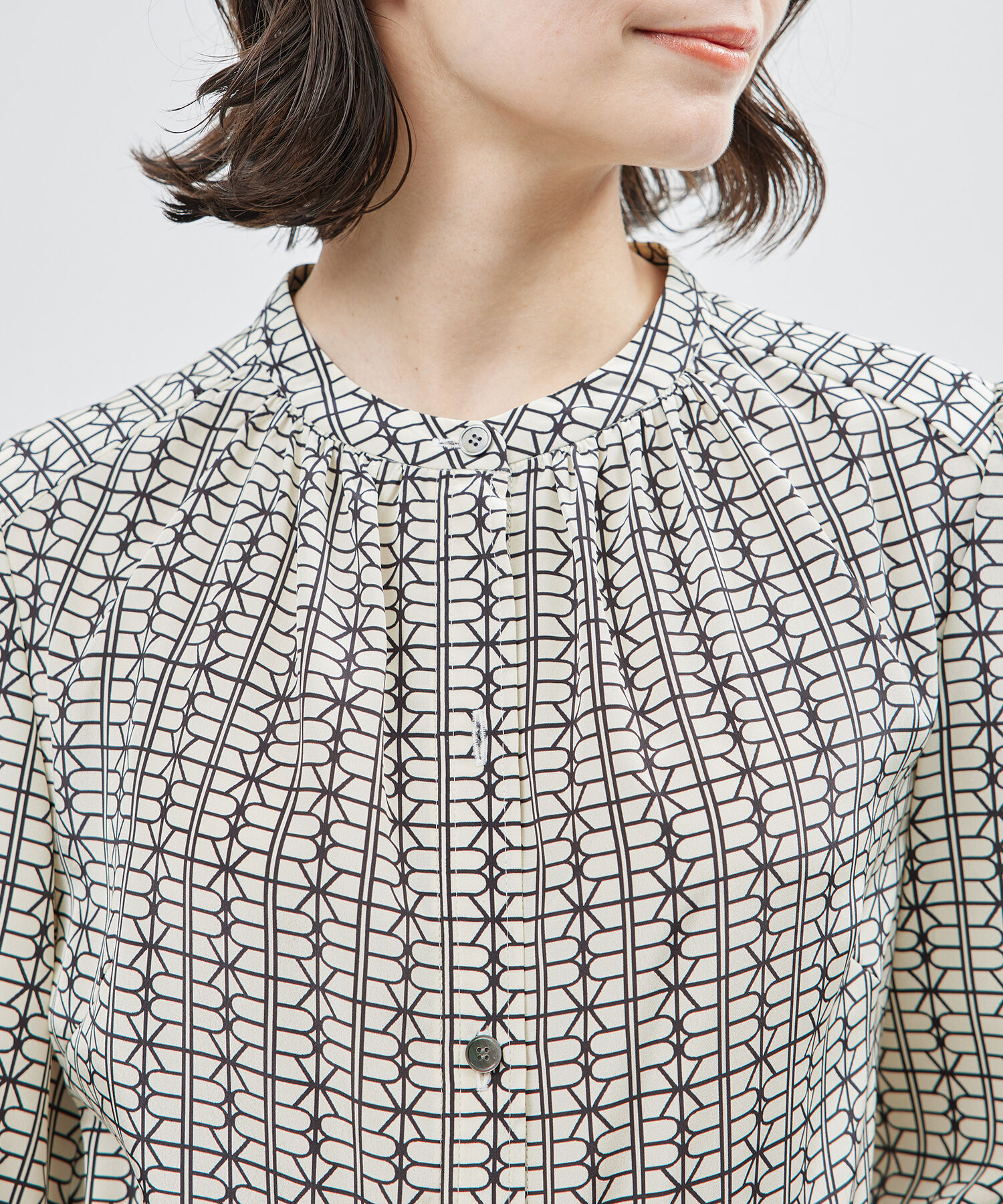 ROPE「モノグラムプリントワンピース」|ワンピース|