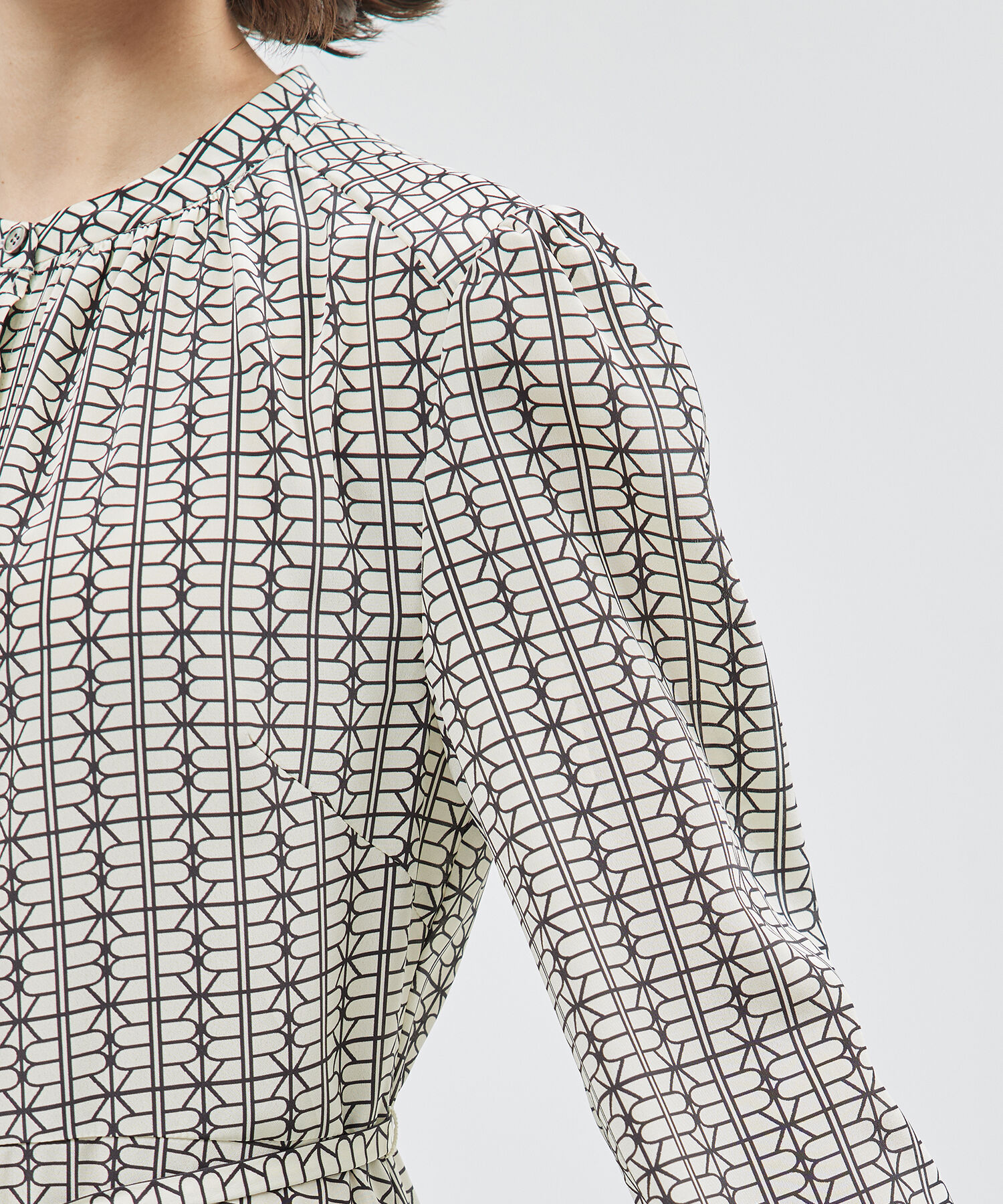 ROPE「モノグラムプリントワンピース」|ワンピース|