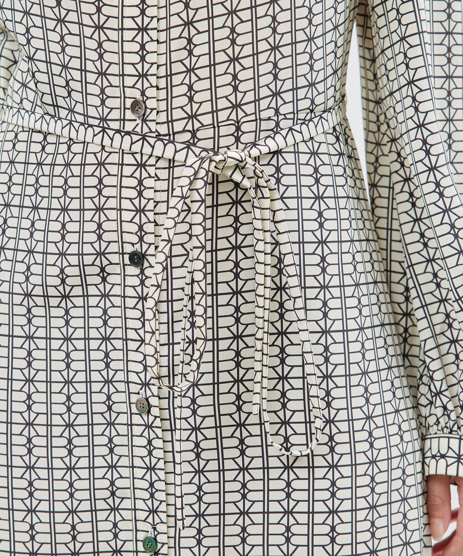 ROPE「モノグラムプリントワンピース」|ワンピース|