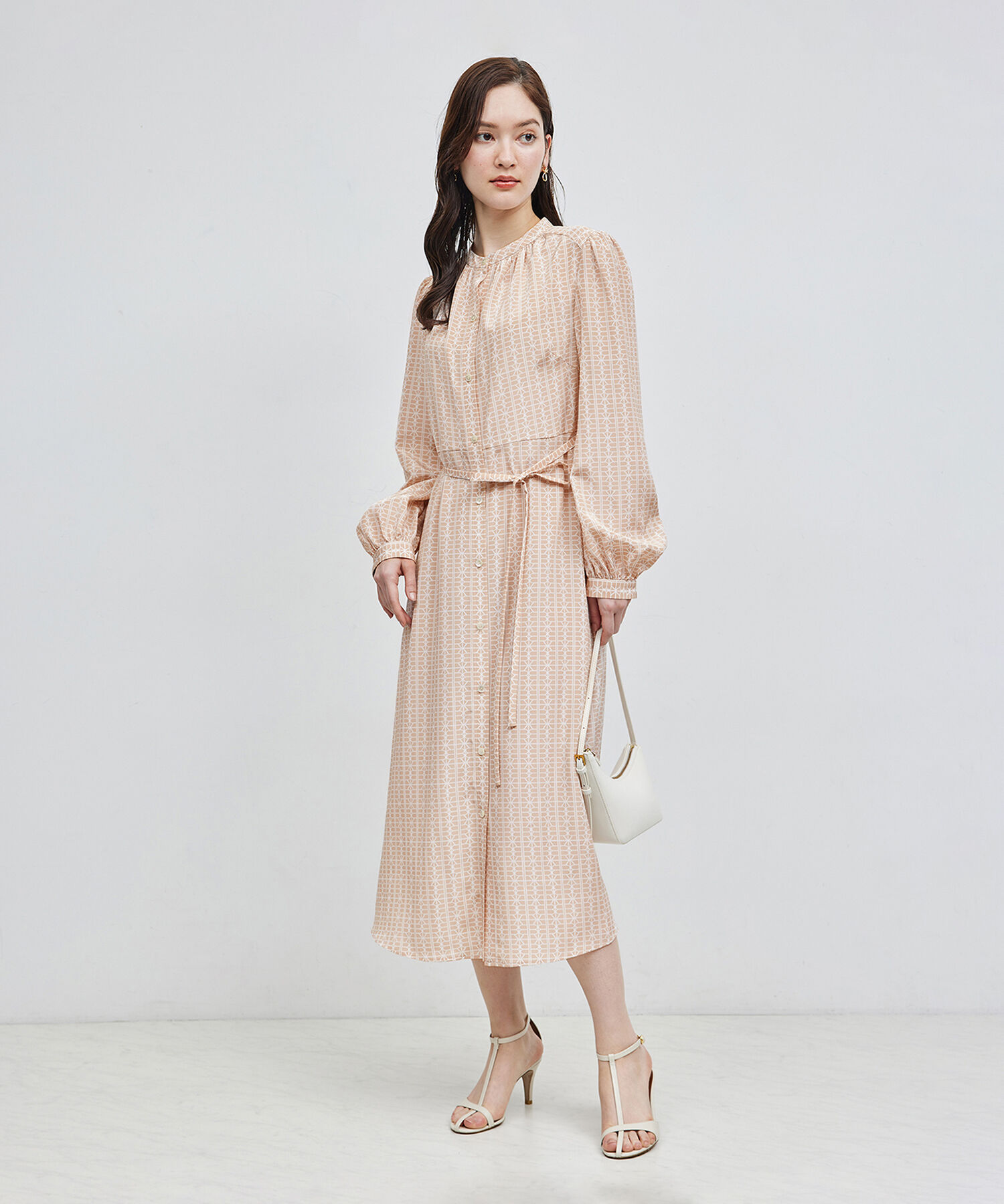 ROPE「モノグラムプリントワンピース」|ワンピース|