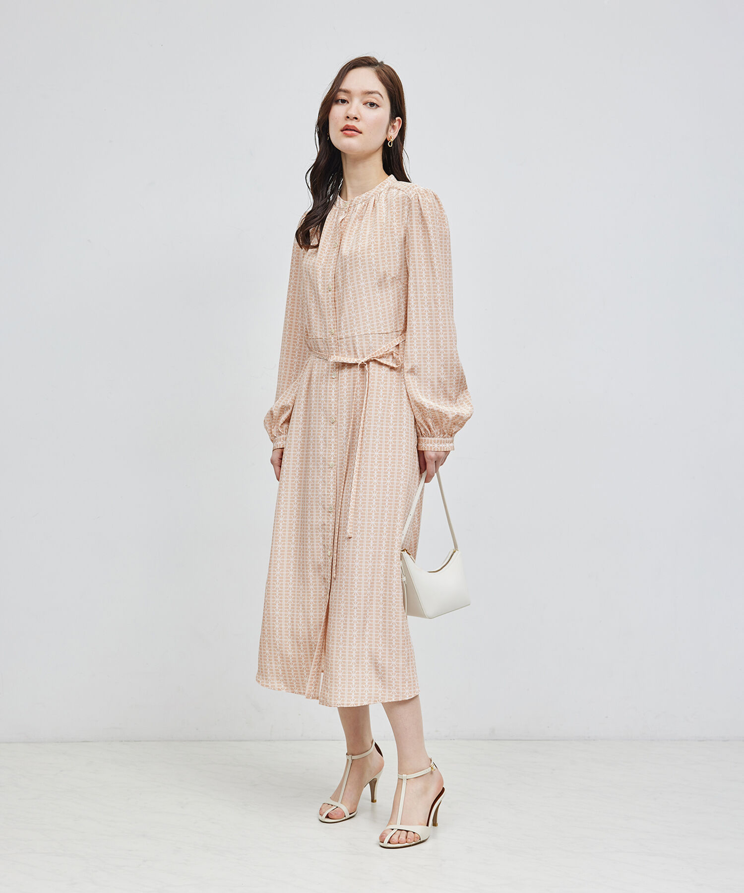 ROPE「モノグラムプリントワンピース」|ワンピース|