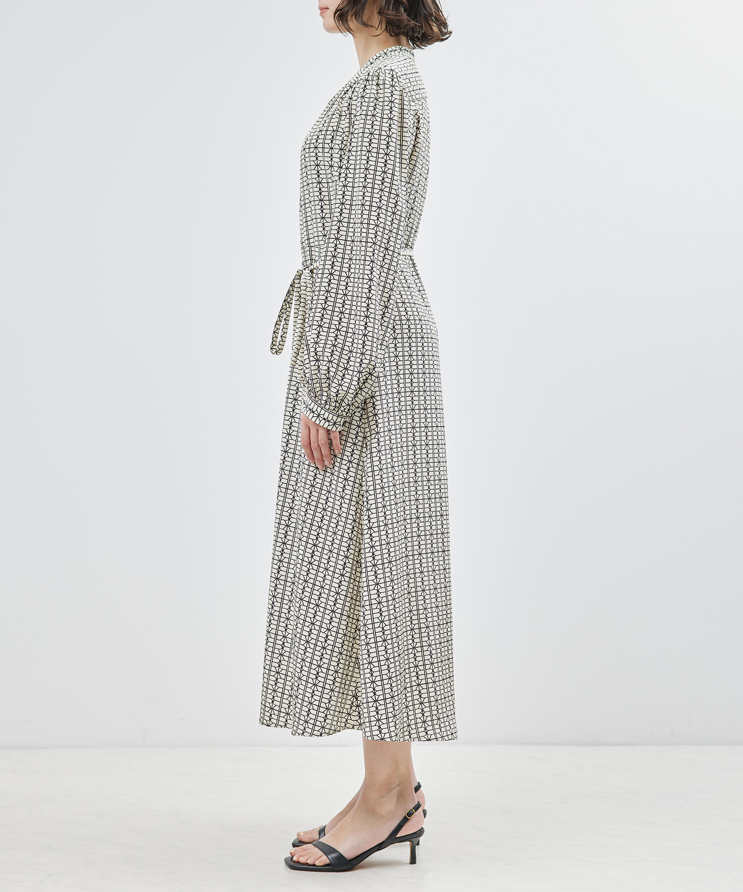 ROPE「モノグラムプリントワンピース」|ワンピース|