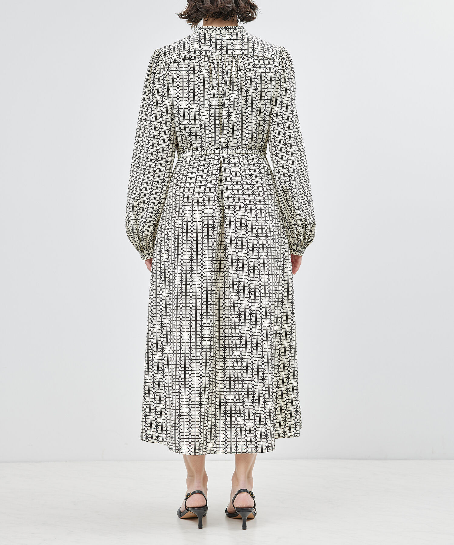 ROPE「モノグラムプリントワンピース」|ワンピース|