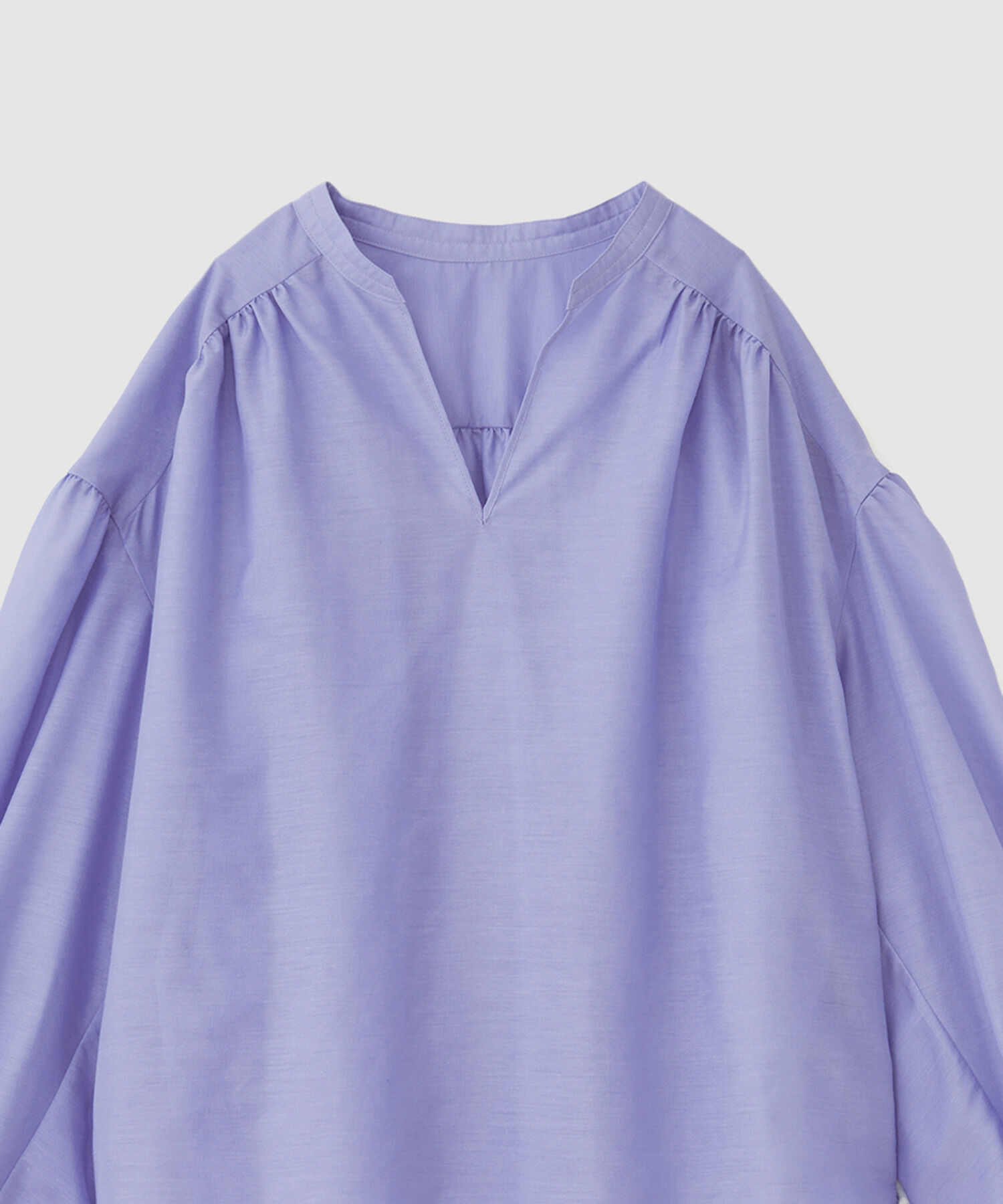 ROPE「ブライトローンギャザーブラウス」|シャツ・ブラウス|