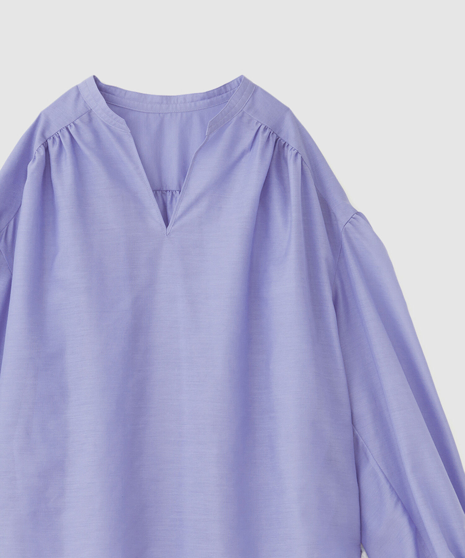 ROPE「ブライトローンギャザーブラウス」|シャツ・ブラウス|