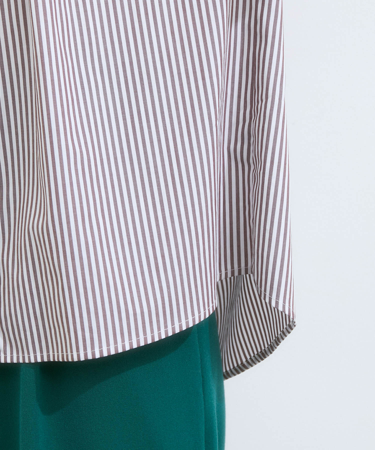 VIS「【洗える】KAMAKURA SHIRTコラボレーションフリルボウタイブラウス」|シャツ・ブラウス|