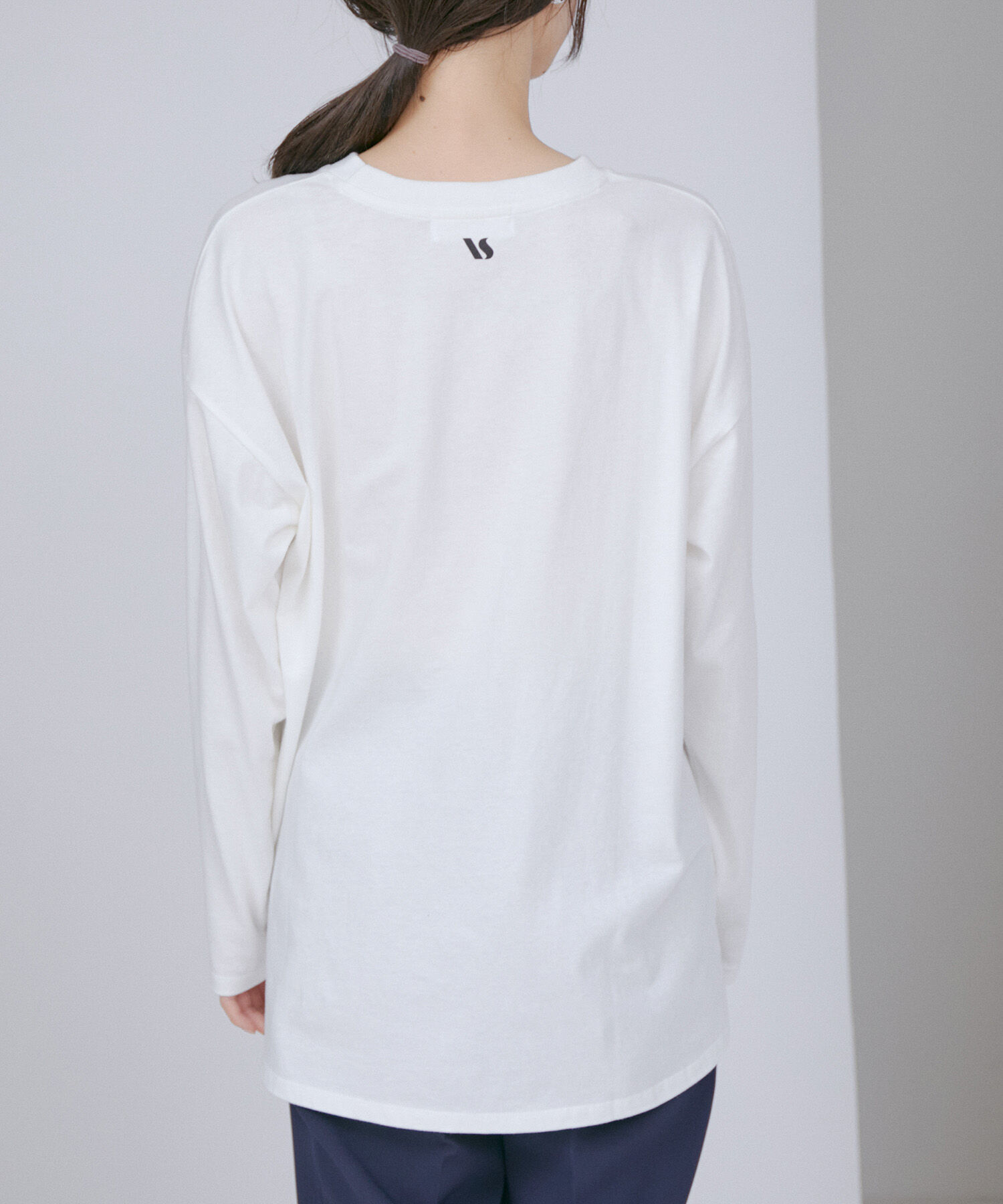 VIS「【洗える】BigロゴロングTシャツ」|Tシャツ・カットソー|