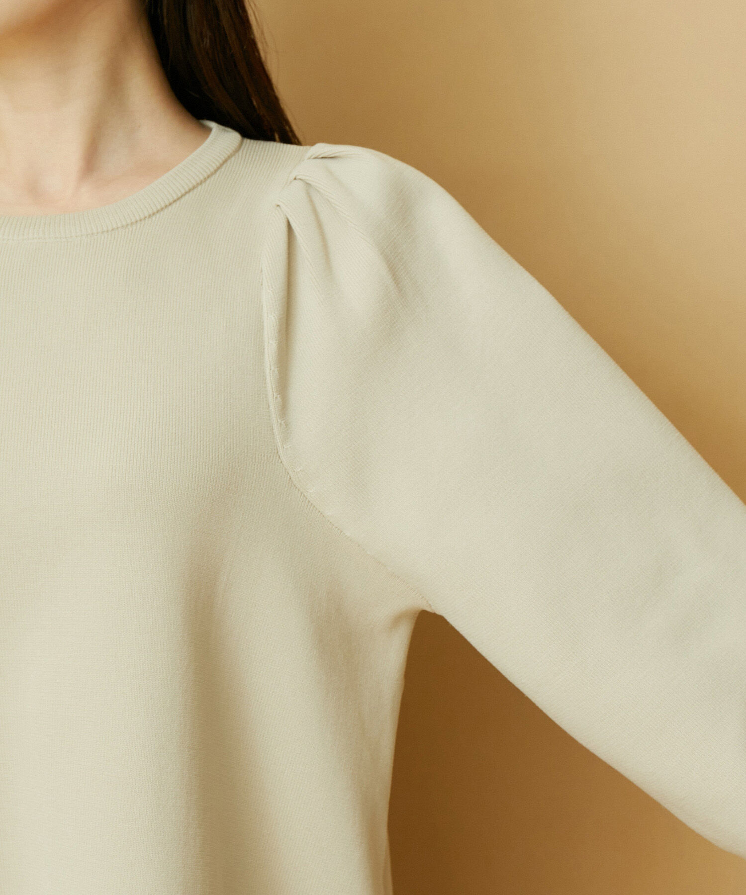 VIS「パフスリーブ切り替えミニフレアワンピース」|ワンピース|