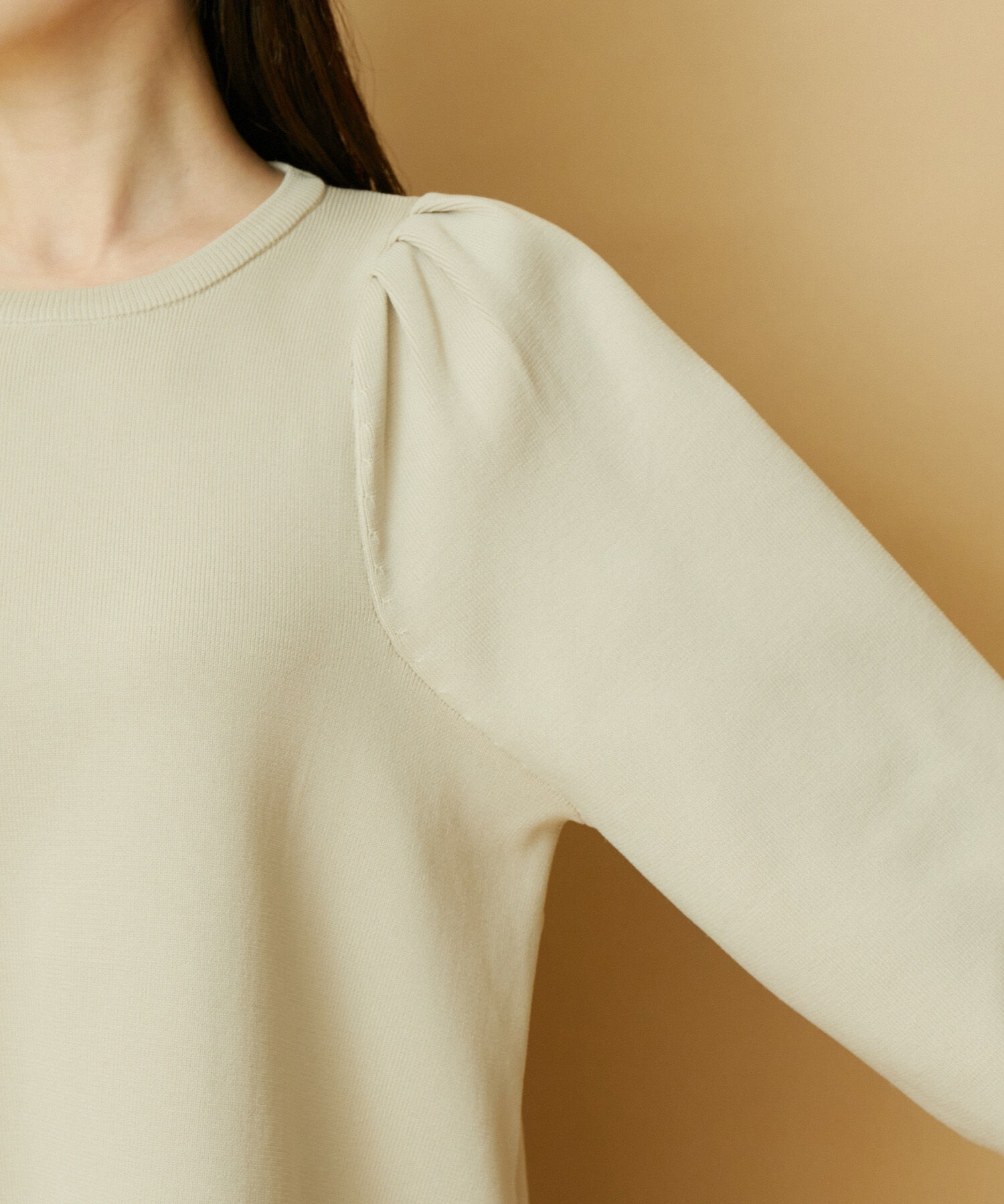 VIS「パフスリーブ切り替えミニフレアワンピース」|ワンピース|