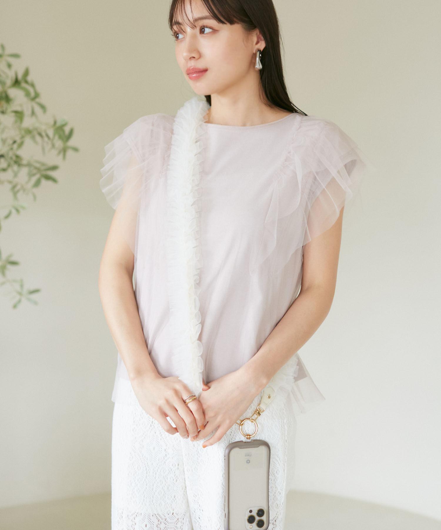 VIS「グラデーションフリルスマホショルダー」|その他|