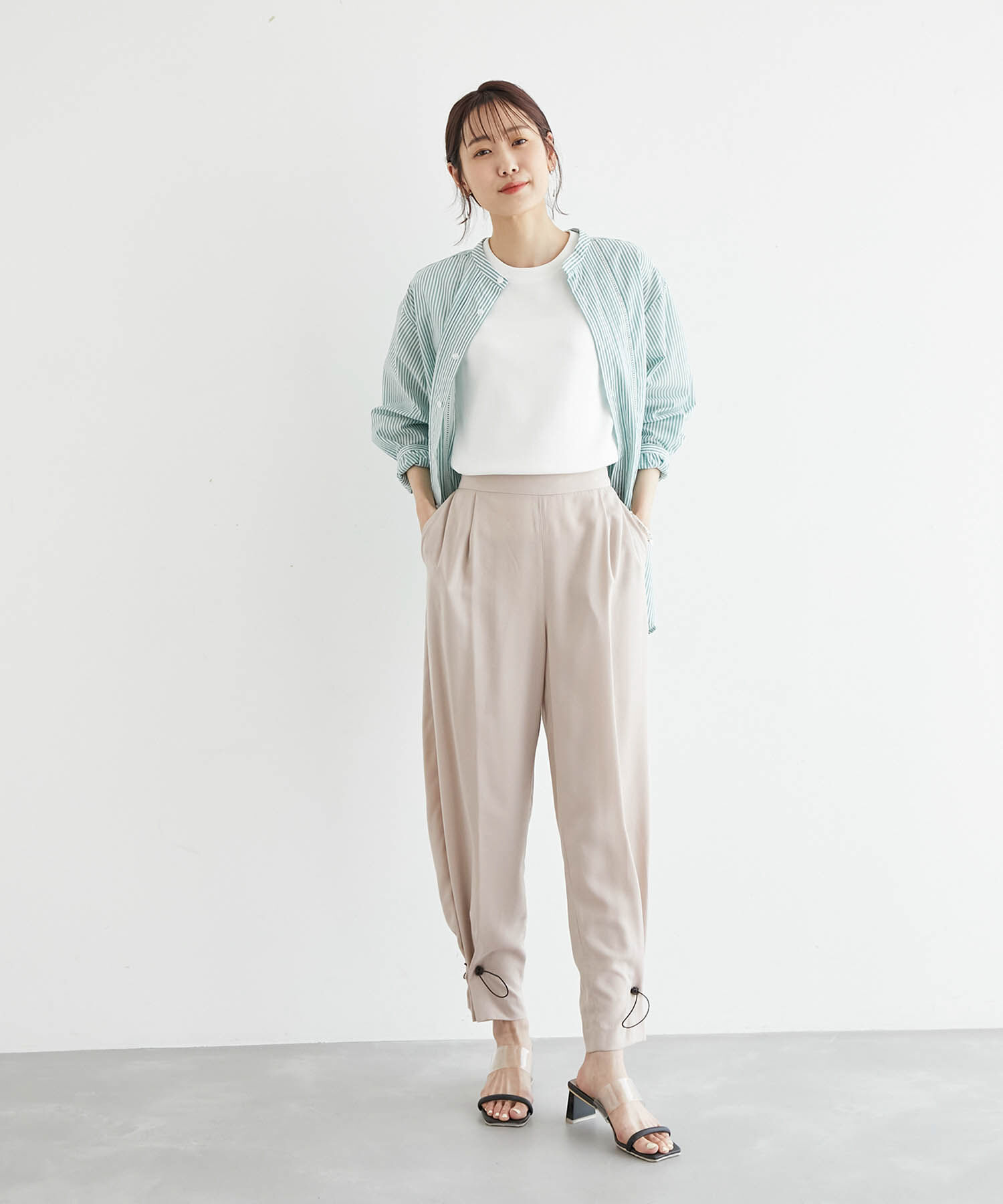 Rope&rsquo;Picnic「裾ドロストイージーパンツ」|その他|