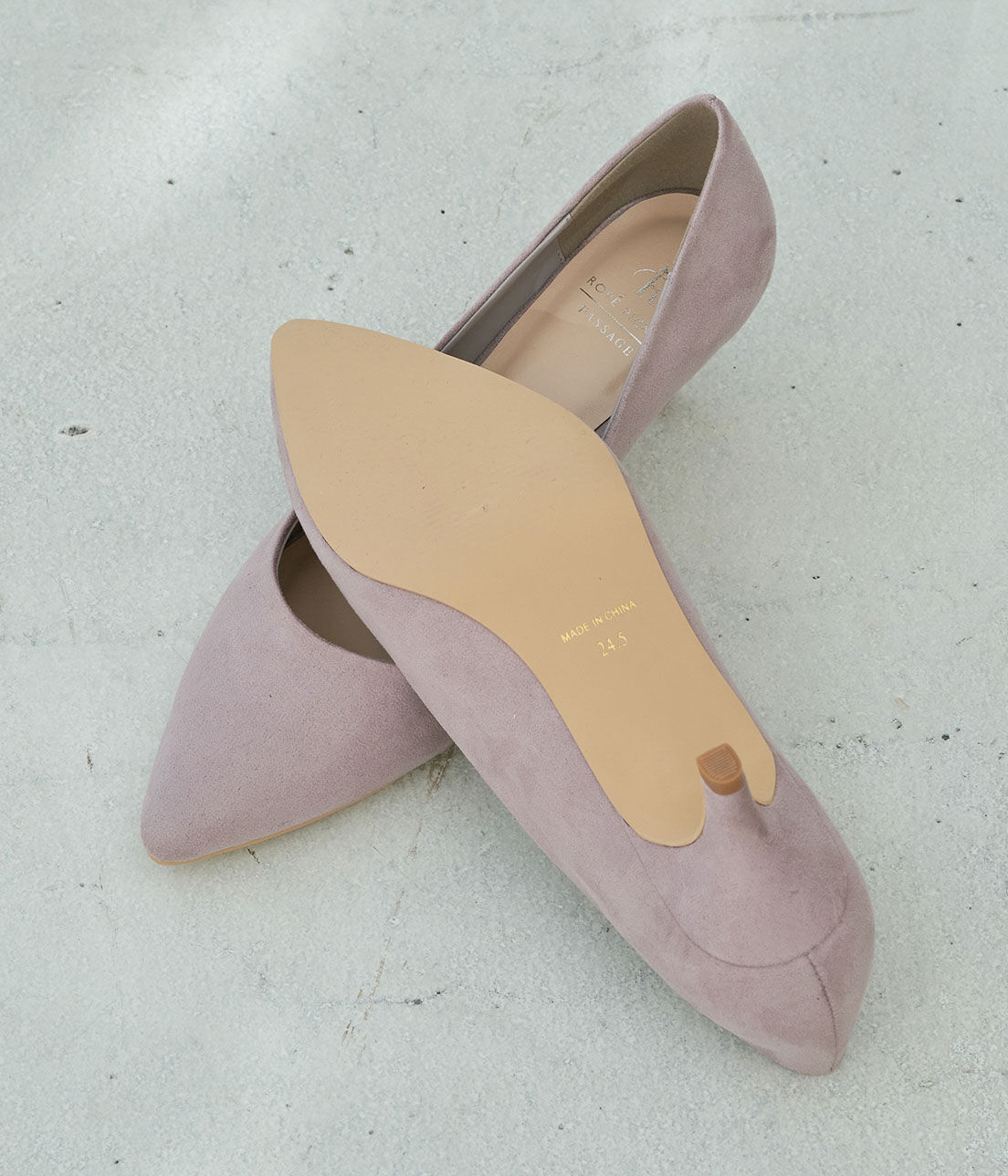 ROPE PICNIC PASSAGE「【WEB限定カラー:ゼブラ】ポインテッドトゥプレーンパンプス」|パンプス|