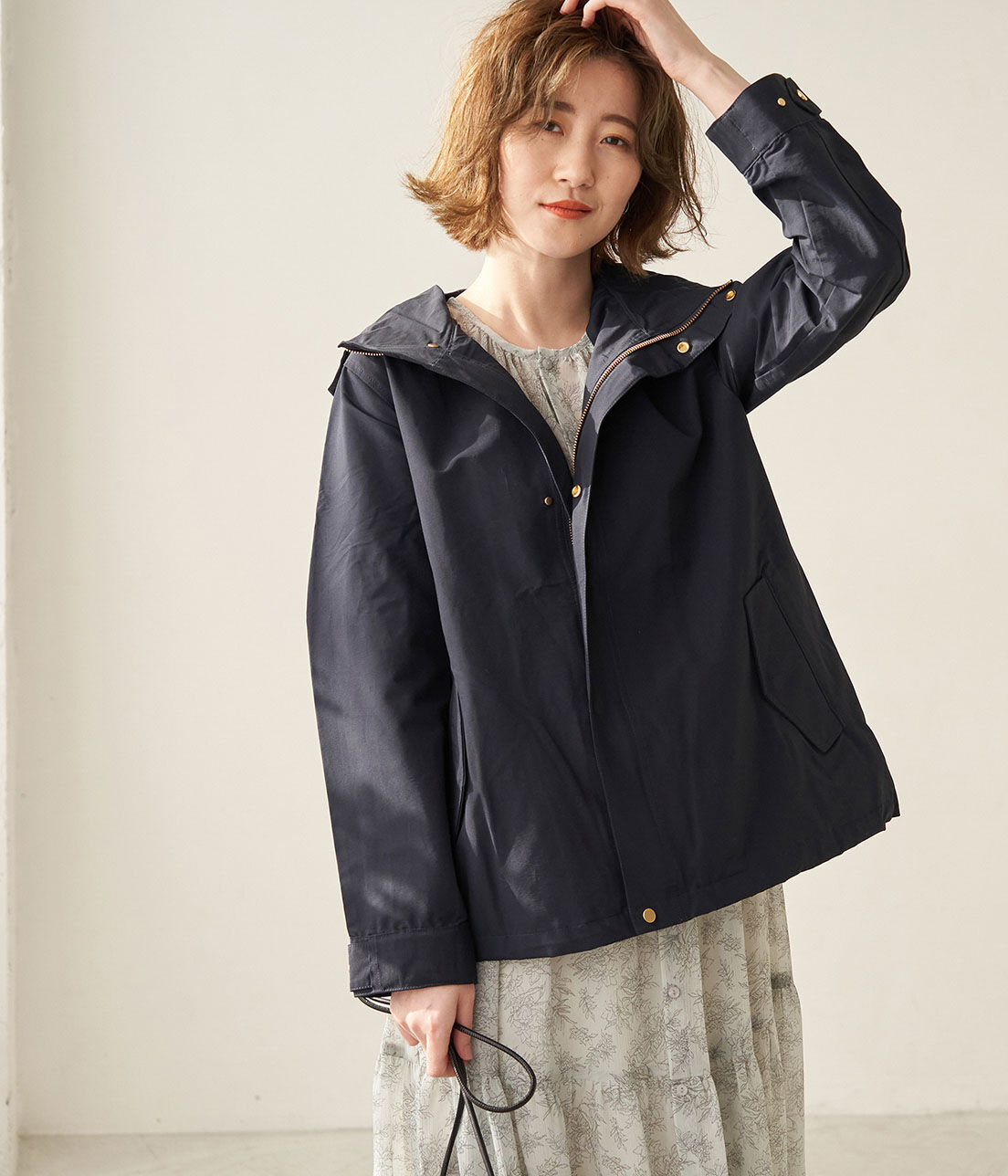 Rope&rsquo;Picnic「【撥水・花粉ガード】グログランマウンテンパーカー」|アウトドア|