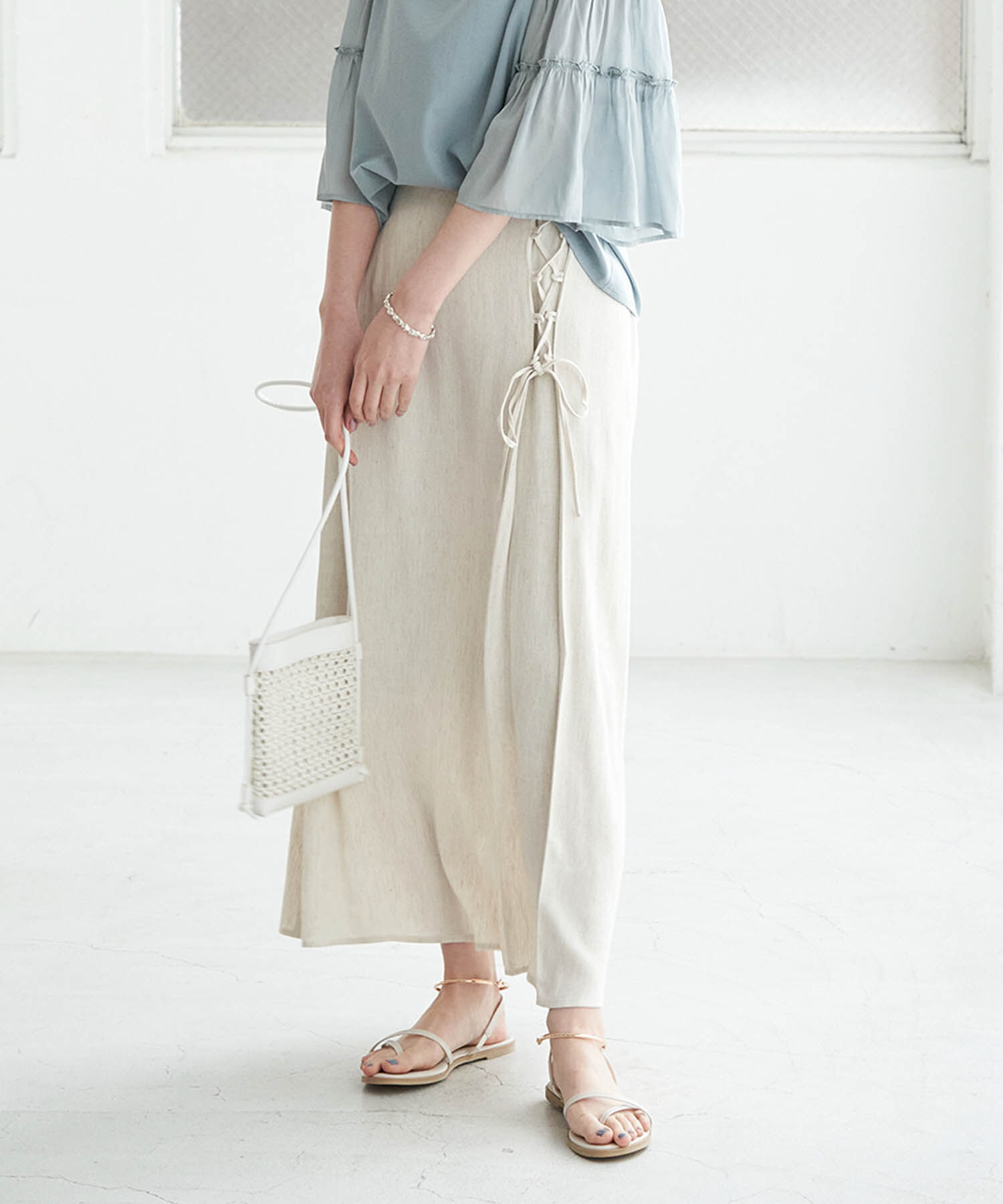 ROPE PICNIC PASSAGE「アンクレット付ストリングバックトングサンダル」|サンダル|