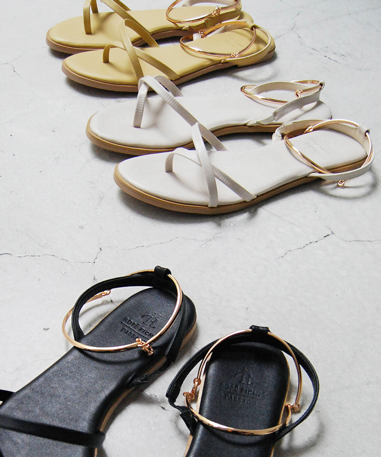 ROPE PICNIC PASSAGE「アンクレット付ストリングバックトングサンダル」|サンダル|