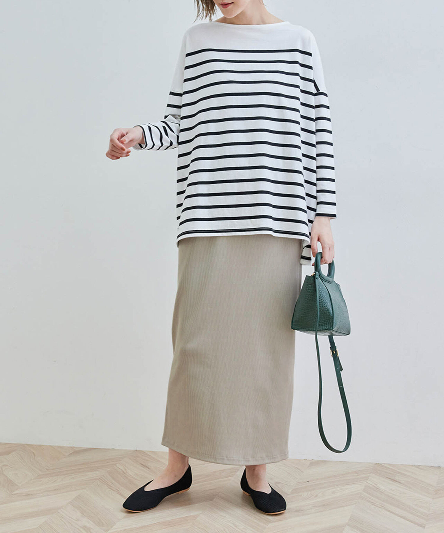 Rope&rsquo;Picnic「【セットアップ対応】リブカットスカート」|スカート|