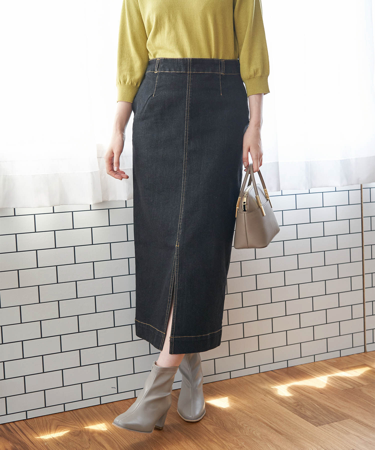 Rope&rsquo;Picnic「【リンクコーデ】デニムスカート」|スカート|