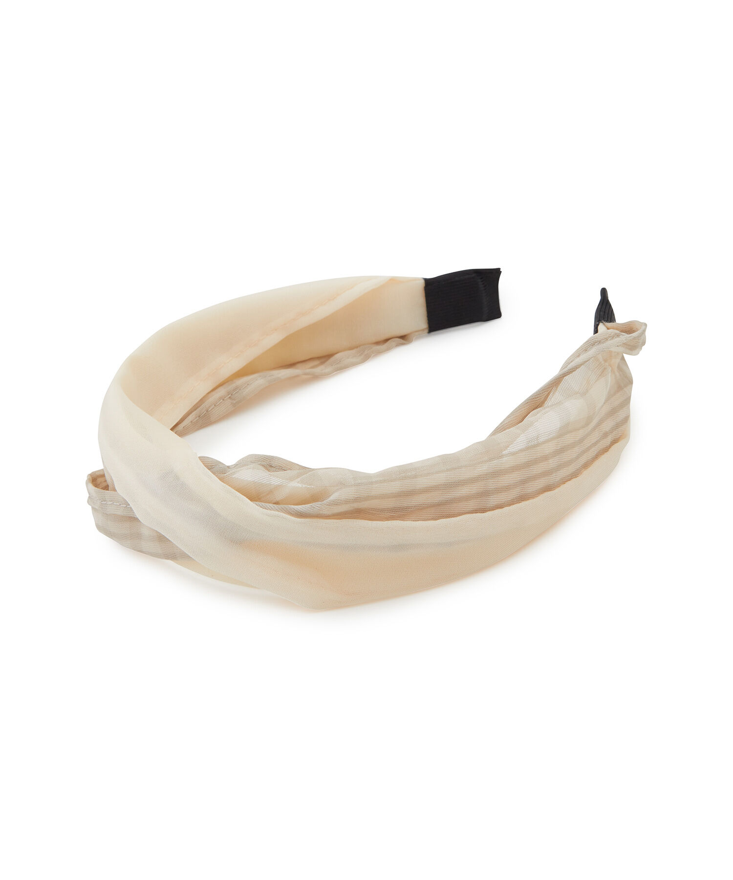 ROPE PICNIC PASSAGE「オーガンジーチェッククロスカチューシャ」|カチューシャ|キナリ(16)