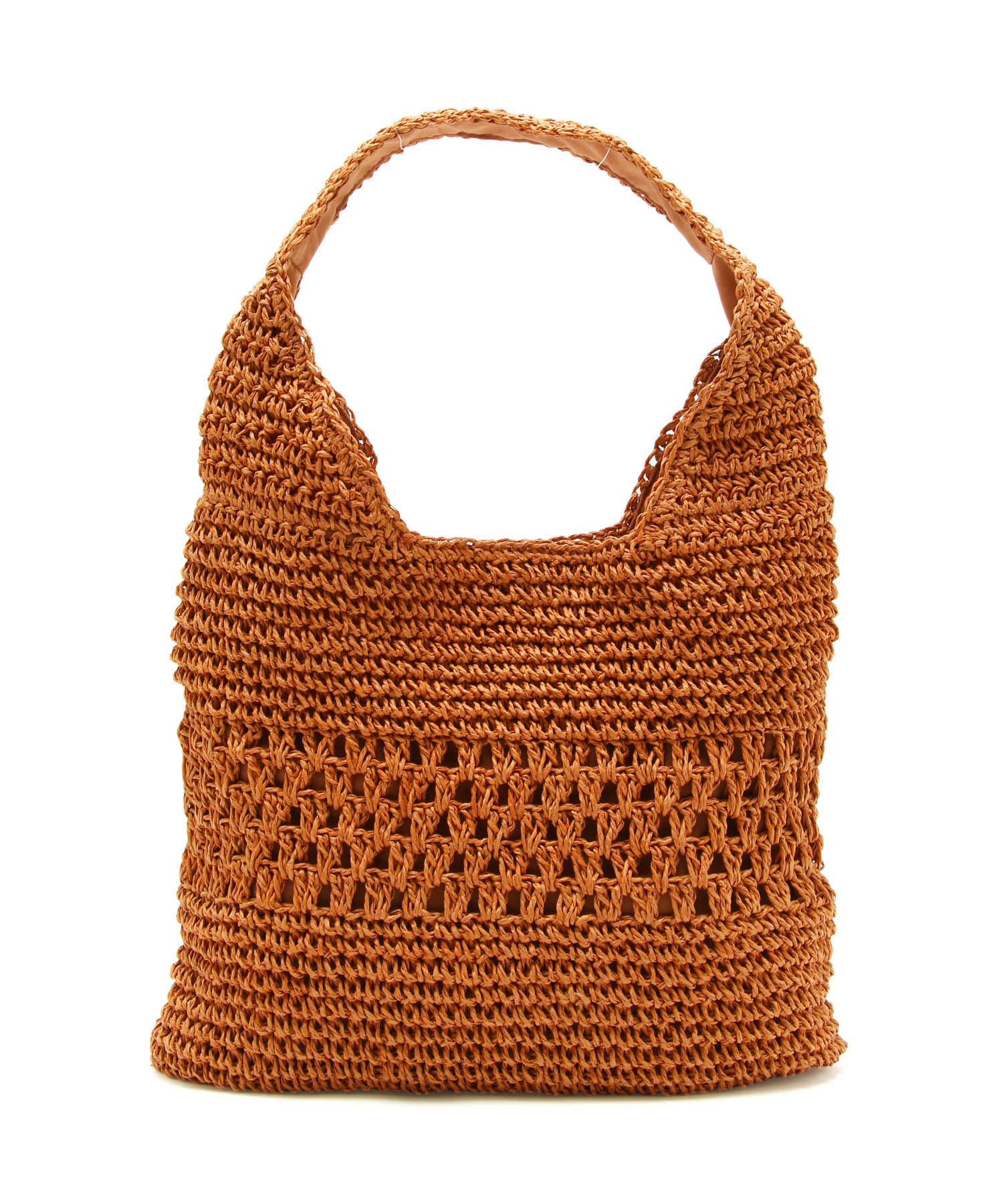 ROPE PICNIC PASSAGE「透かし編みペーパーホーボーワンショルダーバッグ」|トートバッグ|