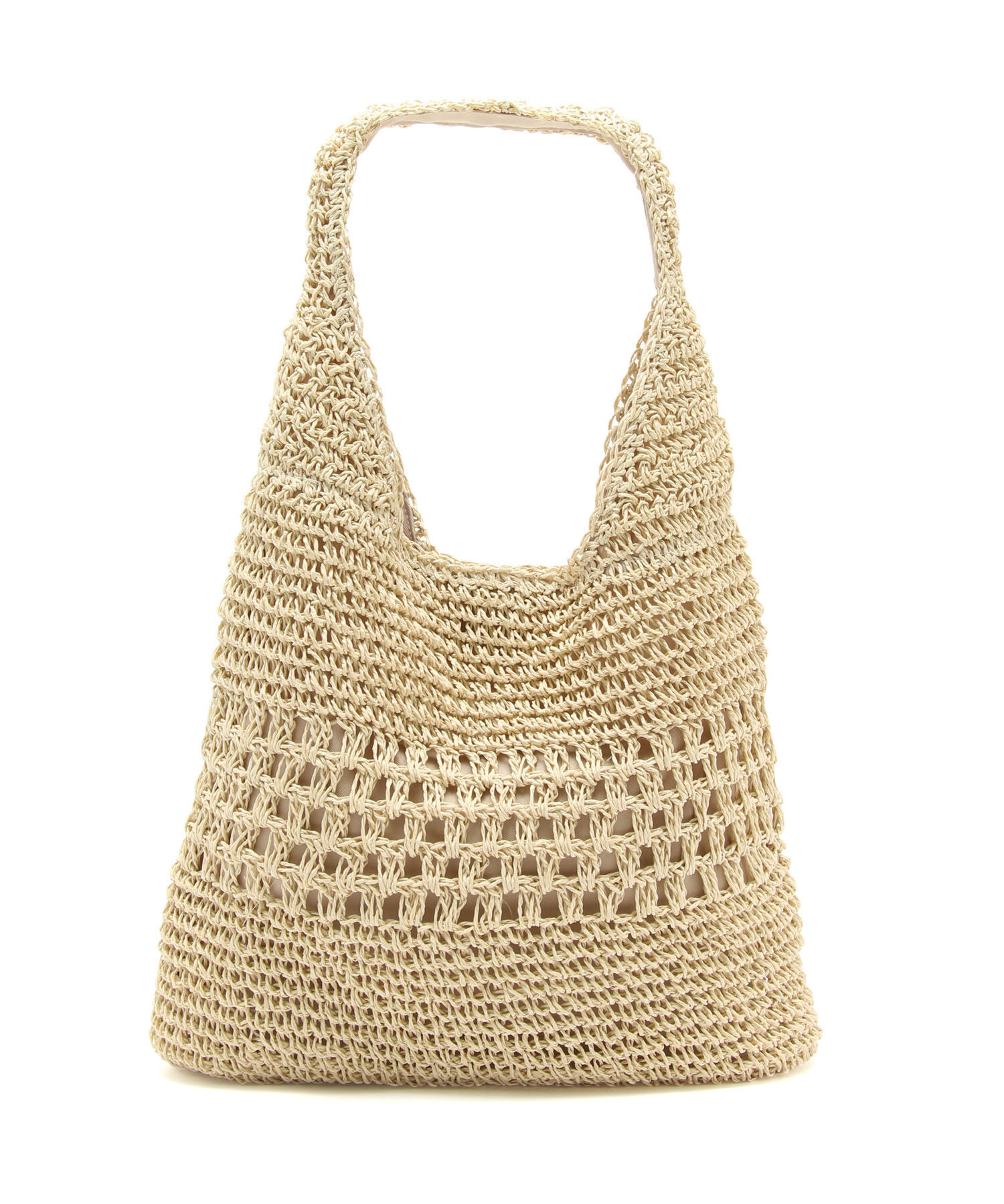 ROPE PICNIC PASSAGE「透かし編みペーパーホーボーワンショルダーバッグ」|トートバッグ|