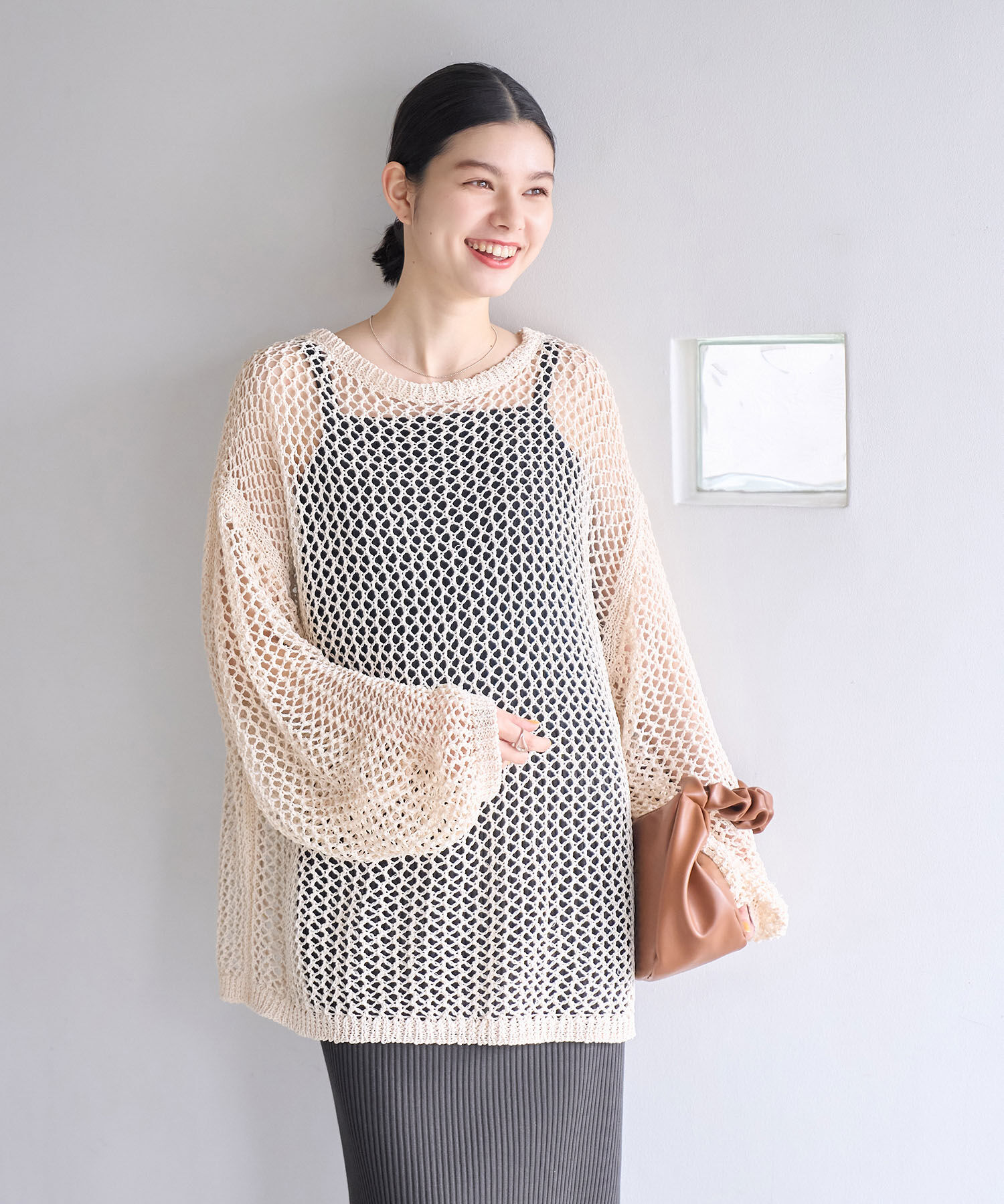 ROPE' PICNIC R「メッシュニットトップス」|ニット・セーター|