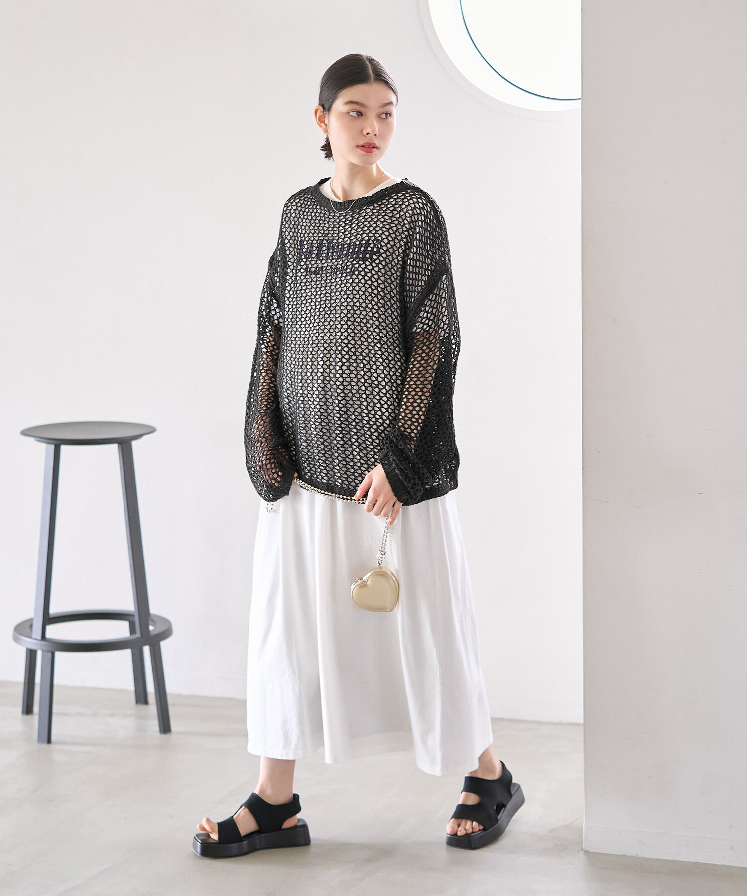 ROPE' PICNIC R「メッシュニットトップス」|ニット・セーター|