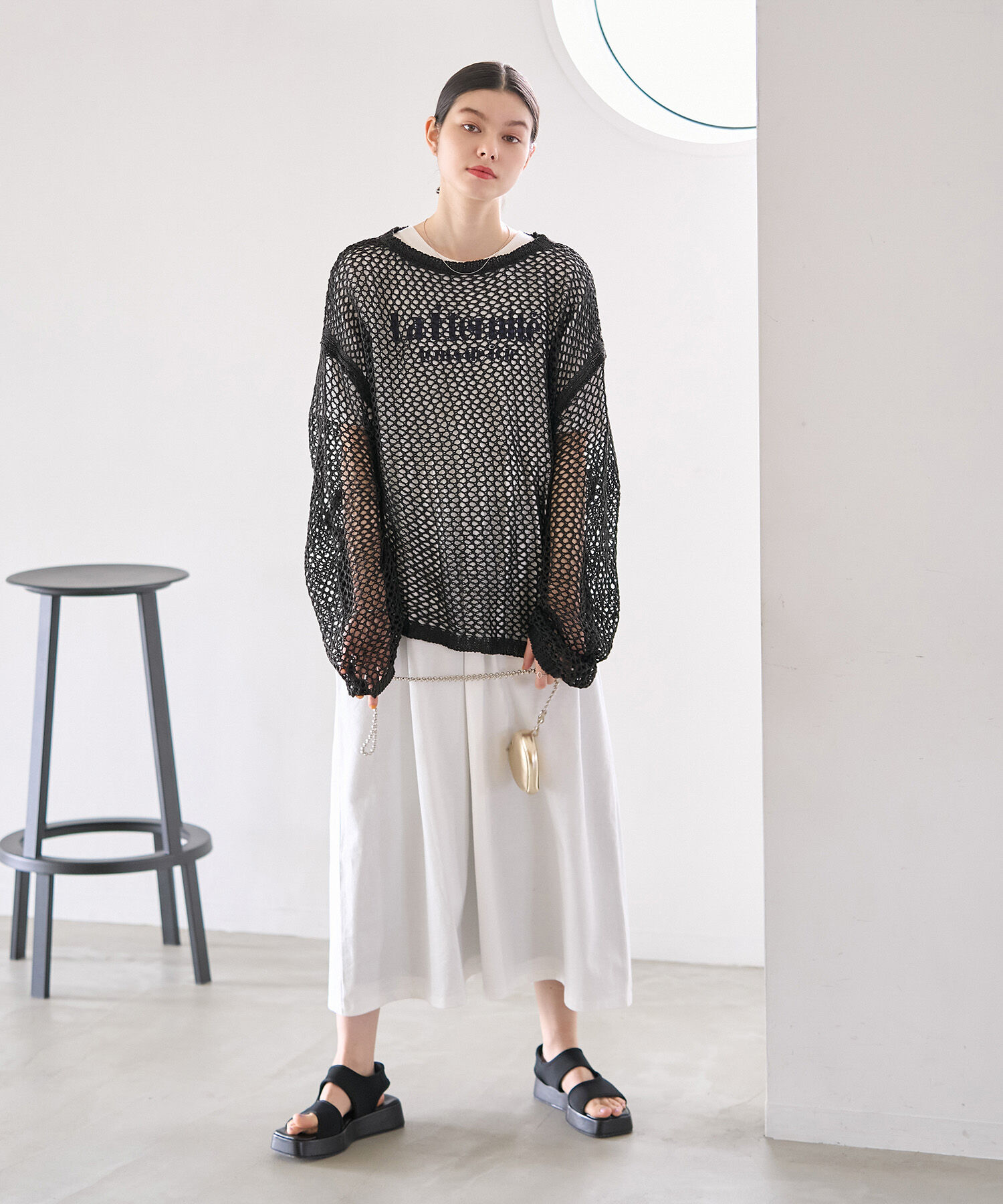 ROPE' PICNIC R「メッシュニットトップス」|ニット・セーター|