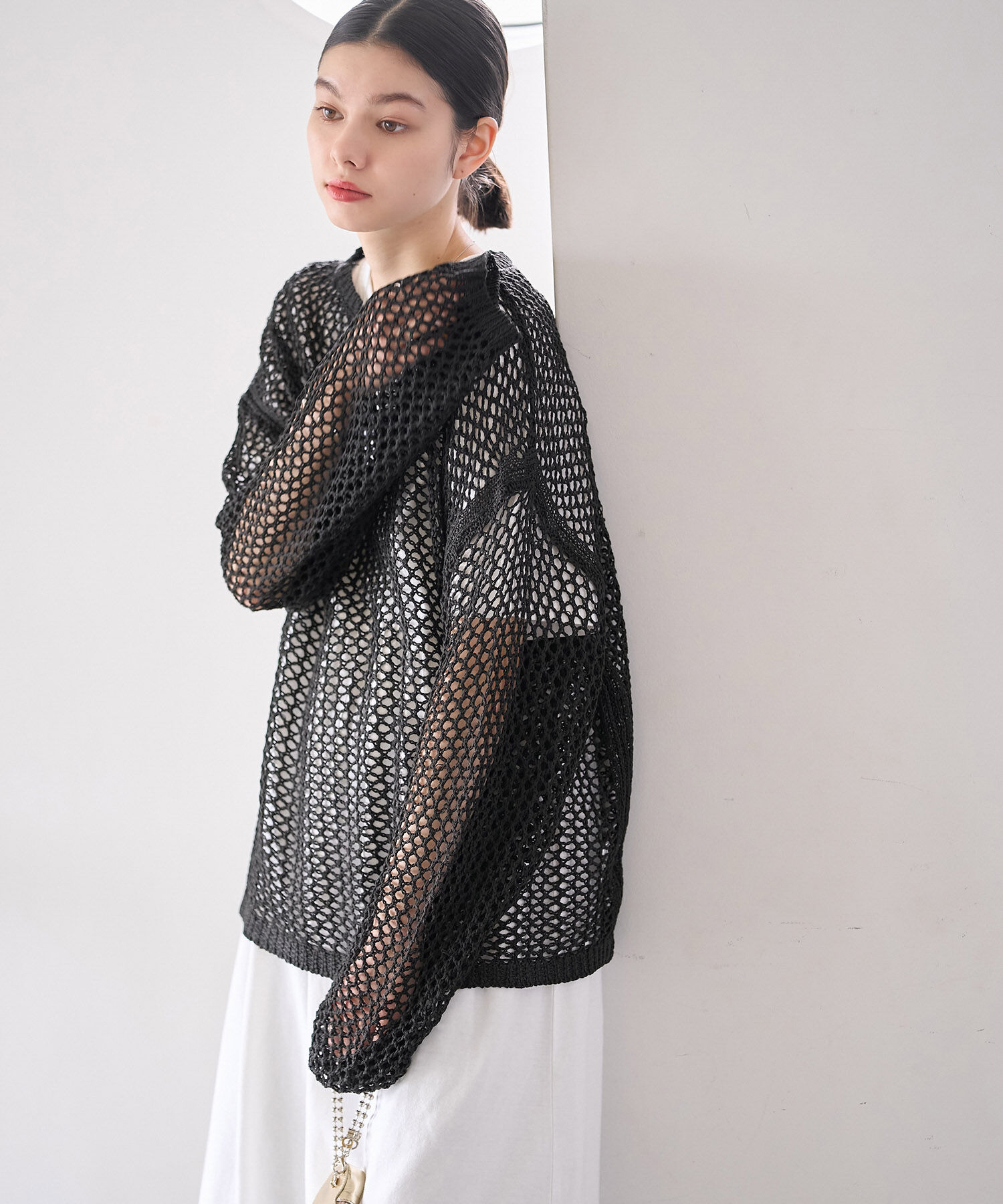 ROPE' PICNIC R「メッシュニットトップス」|ニット・セーター|