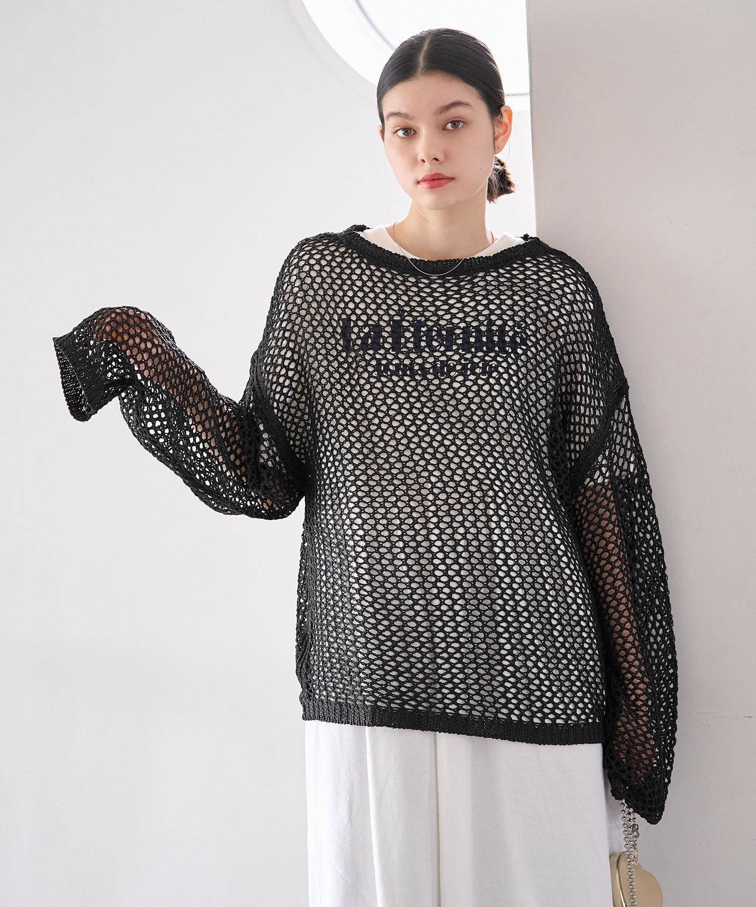 ROPE' PICNIC R「メッシュニットトップス」|ニット・セーター|