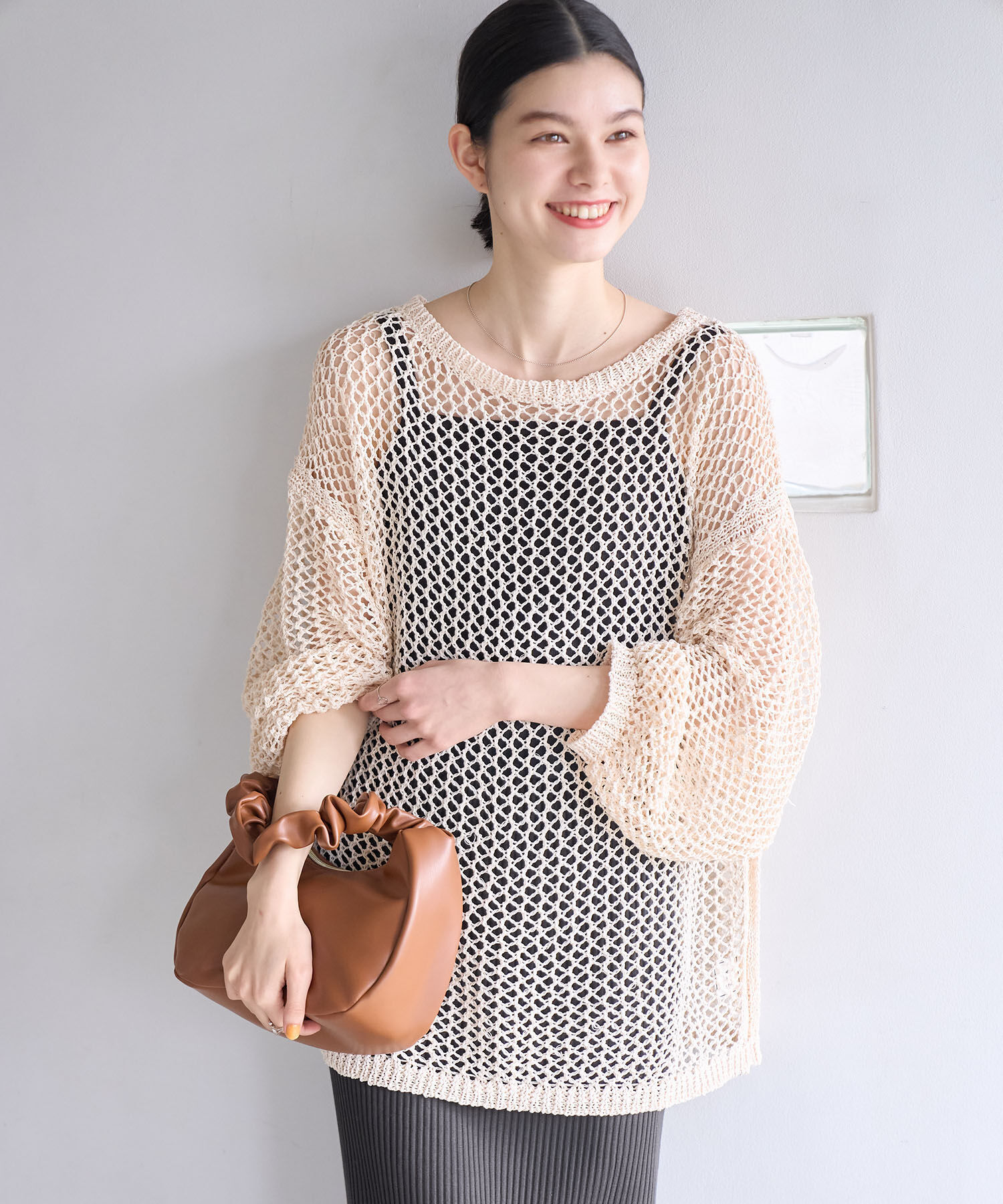 ROPE' PICNIC R「メッシュニットトップス」|ニット・セーター|キナリ(16)