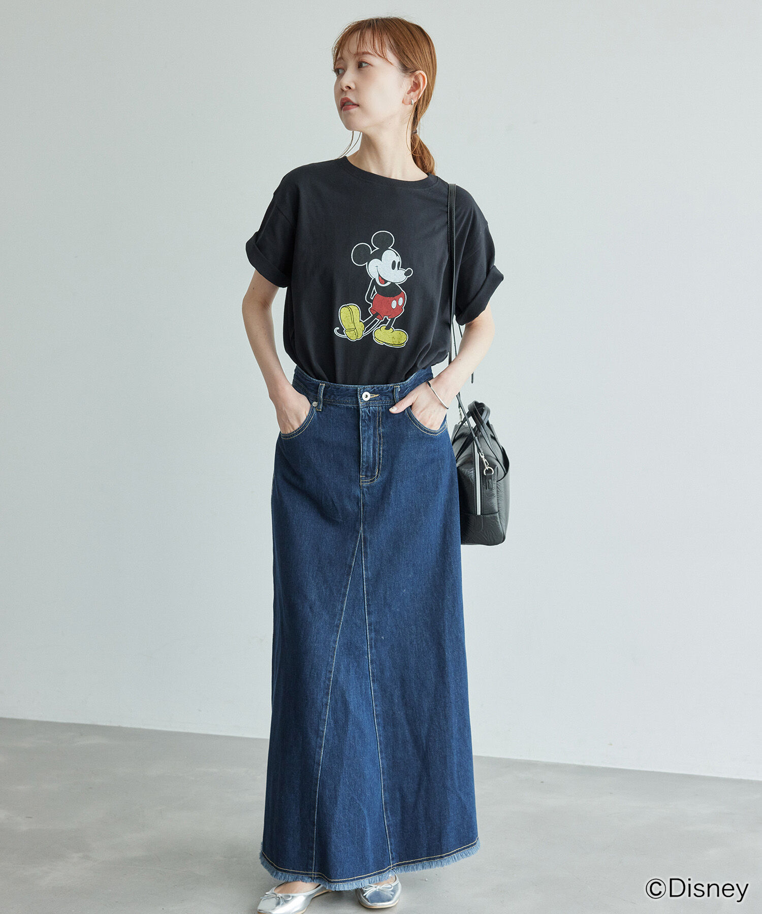 Rope&rsquo;Picnic「MICKEY MOUSE/プリントTシャツ」|Tシャツ・カットソー|
