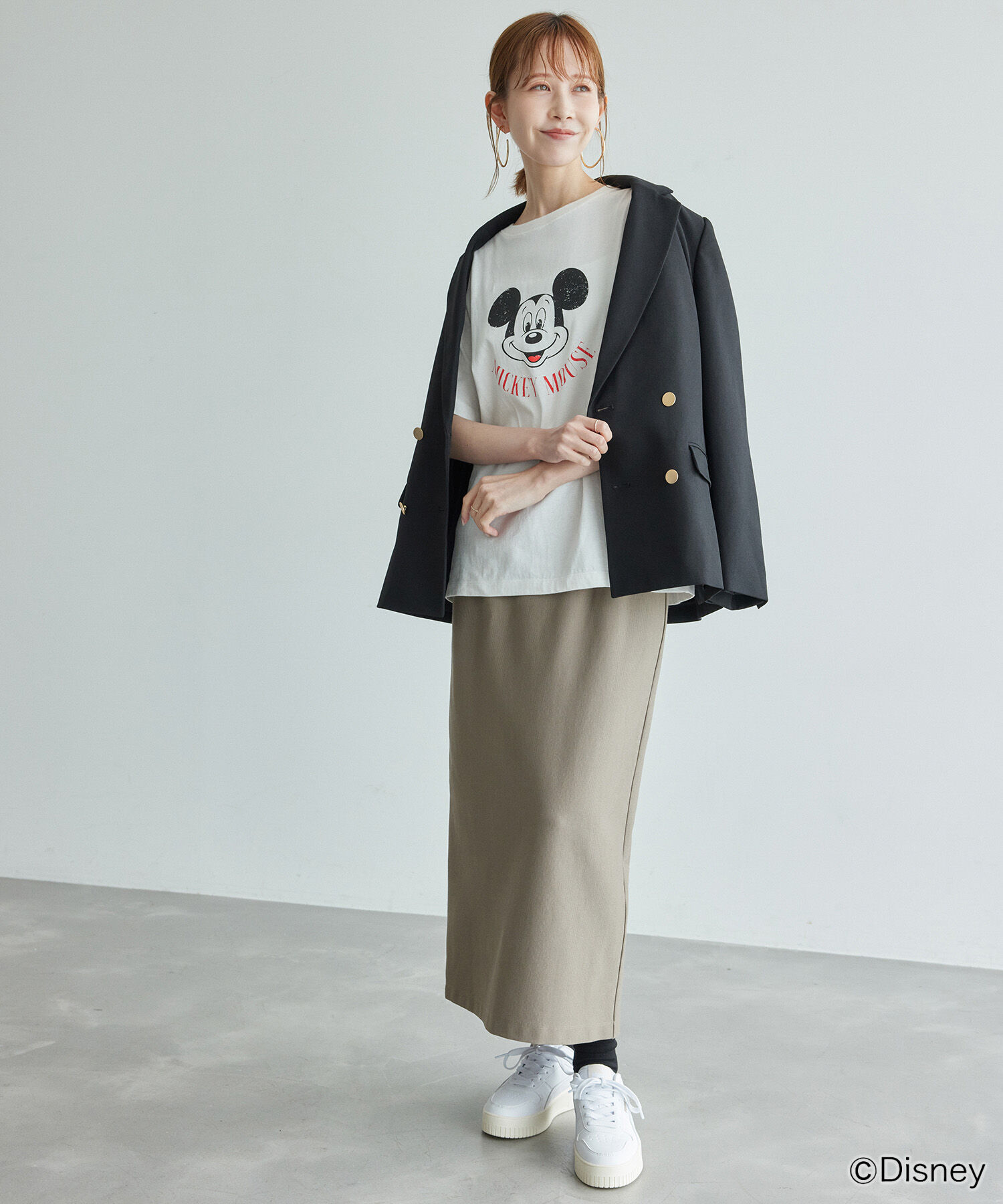 Rope&rsquo;Picnic「MICKEY MOUSE/プリントTシャツ」|Tシャツ・カットソー|