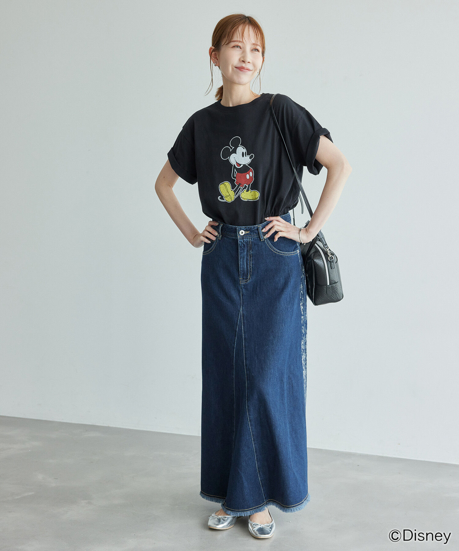 Rope&rsquo;Picnic「MICKEY MOUSE/プリントTシャツ」|Tシャツ・カットソー|