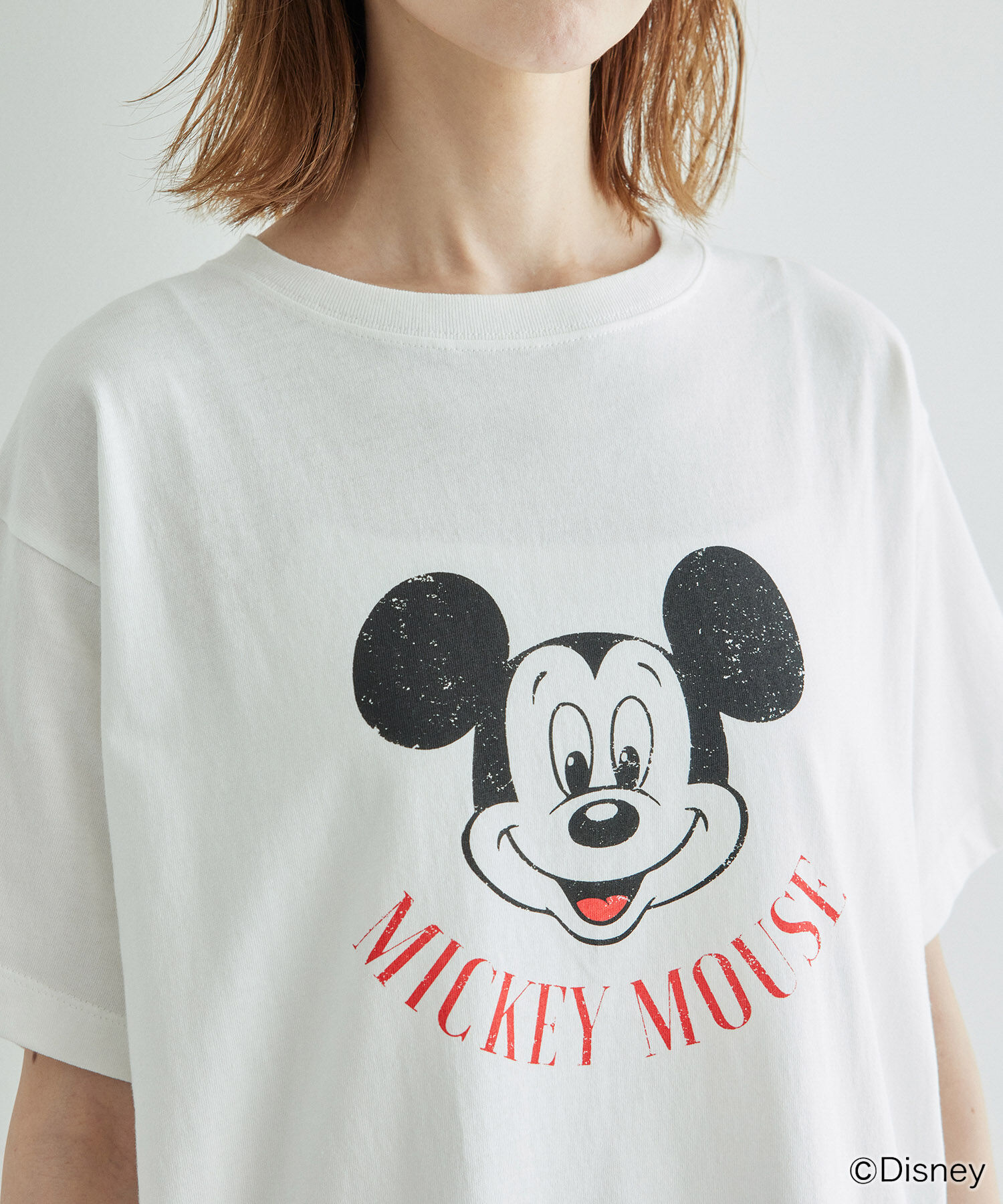 Rope&rsquo;Picnic「MICKEY MOUSE/プリントTシャツ」|Tシャツ・カットソー|